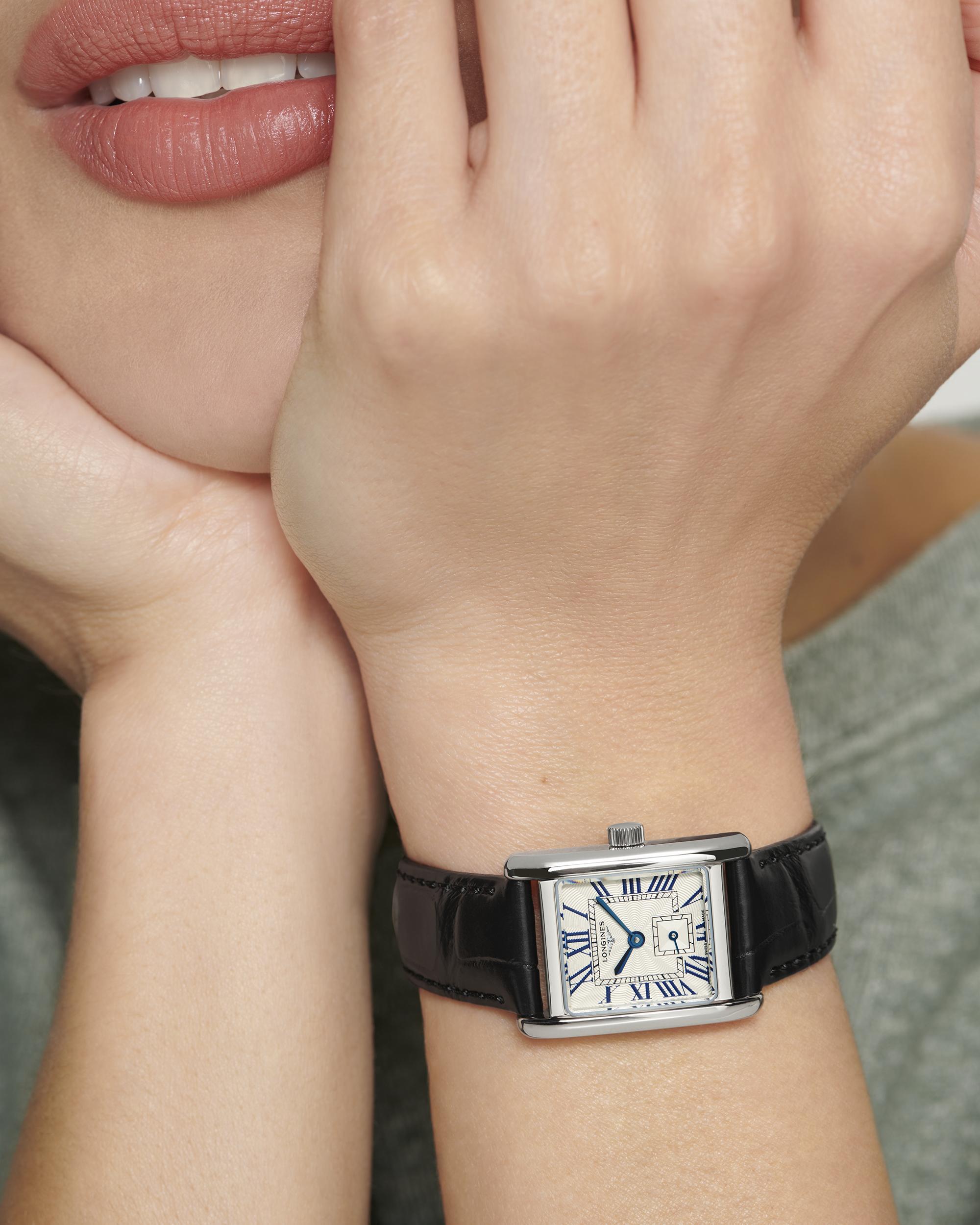 Longines Mini DolceVita Silver "flinqué" Dial Ladies Watch