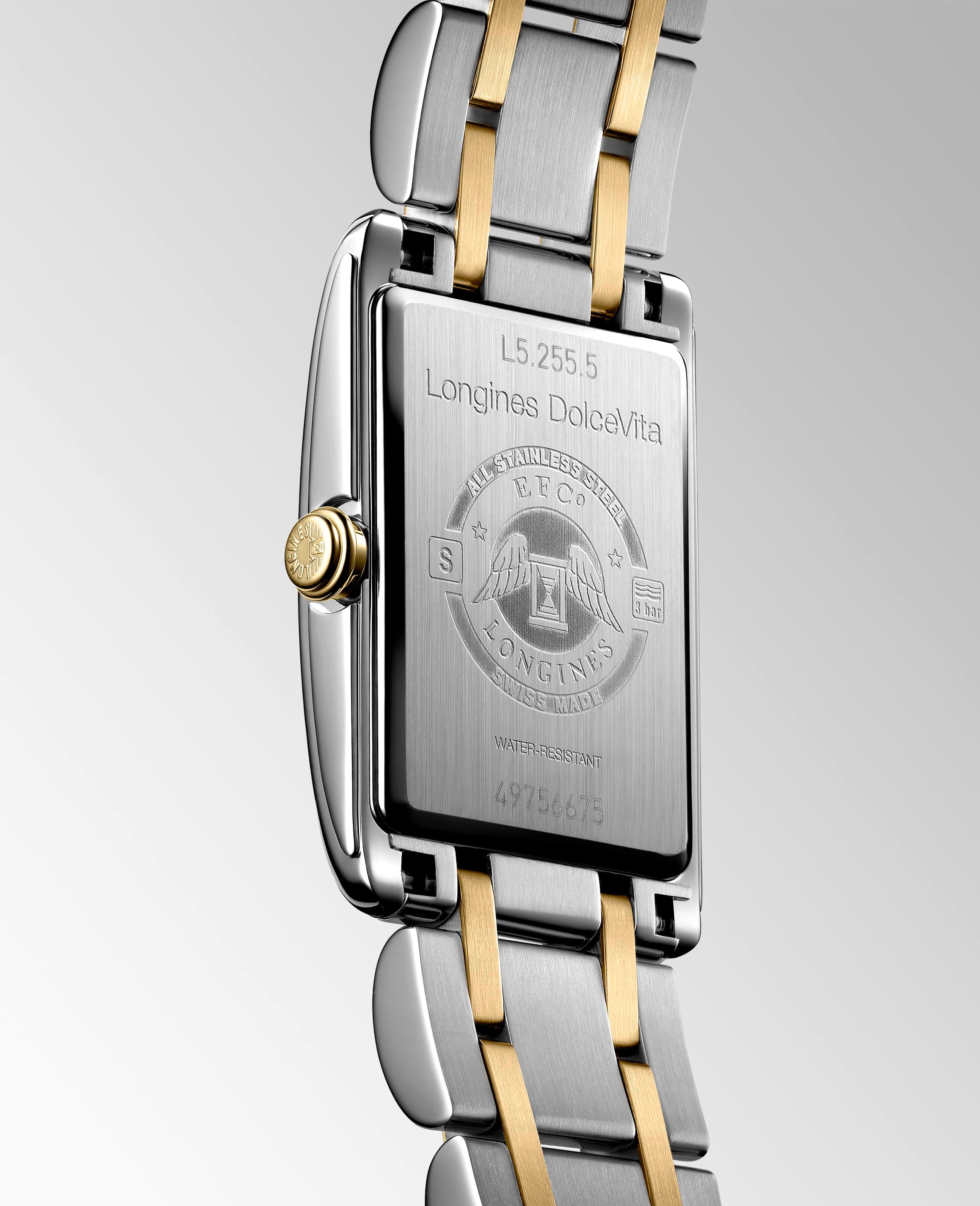 Longines DolceVita Silver "flinqué" Dial Ladies Watch
