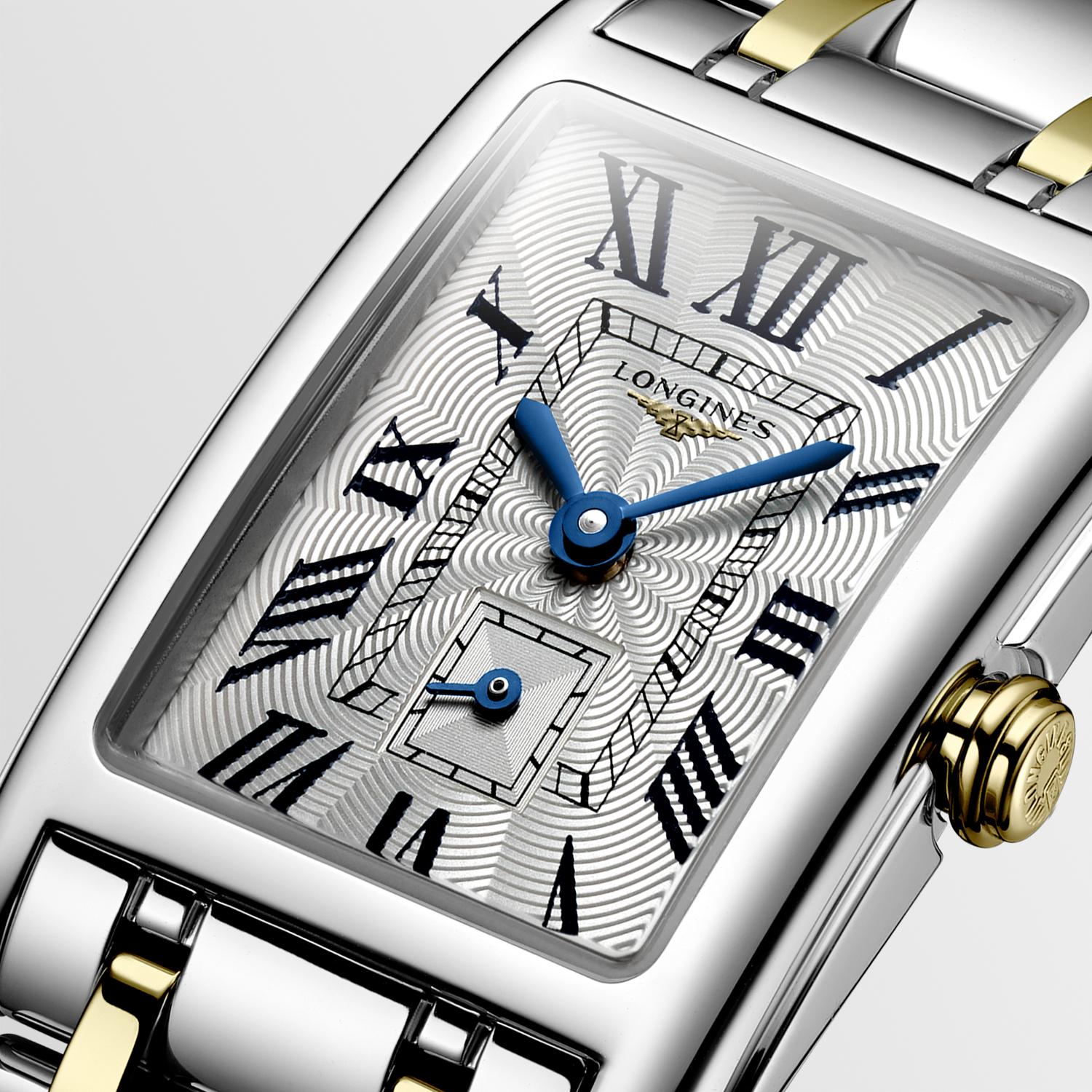 Longines DolceVita Silver "flinqué" Dial Ladies Watch