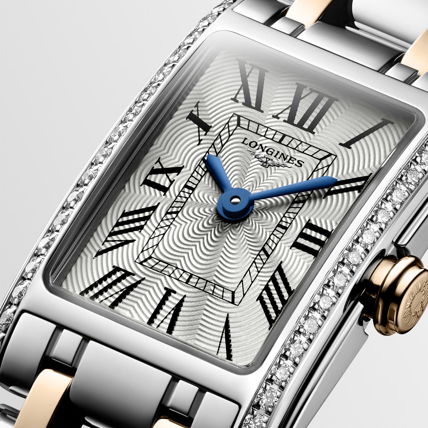 Longines DolceVita Silver "flinqué" Dial Ladies Watch