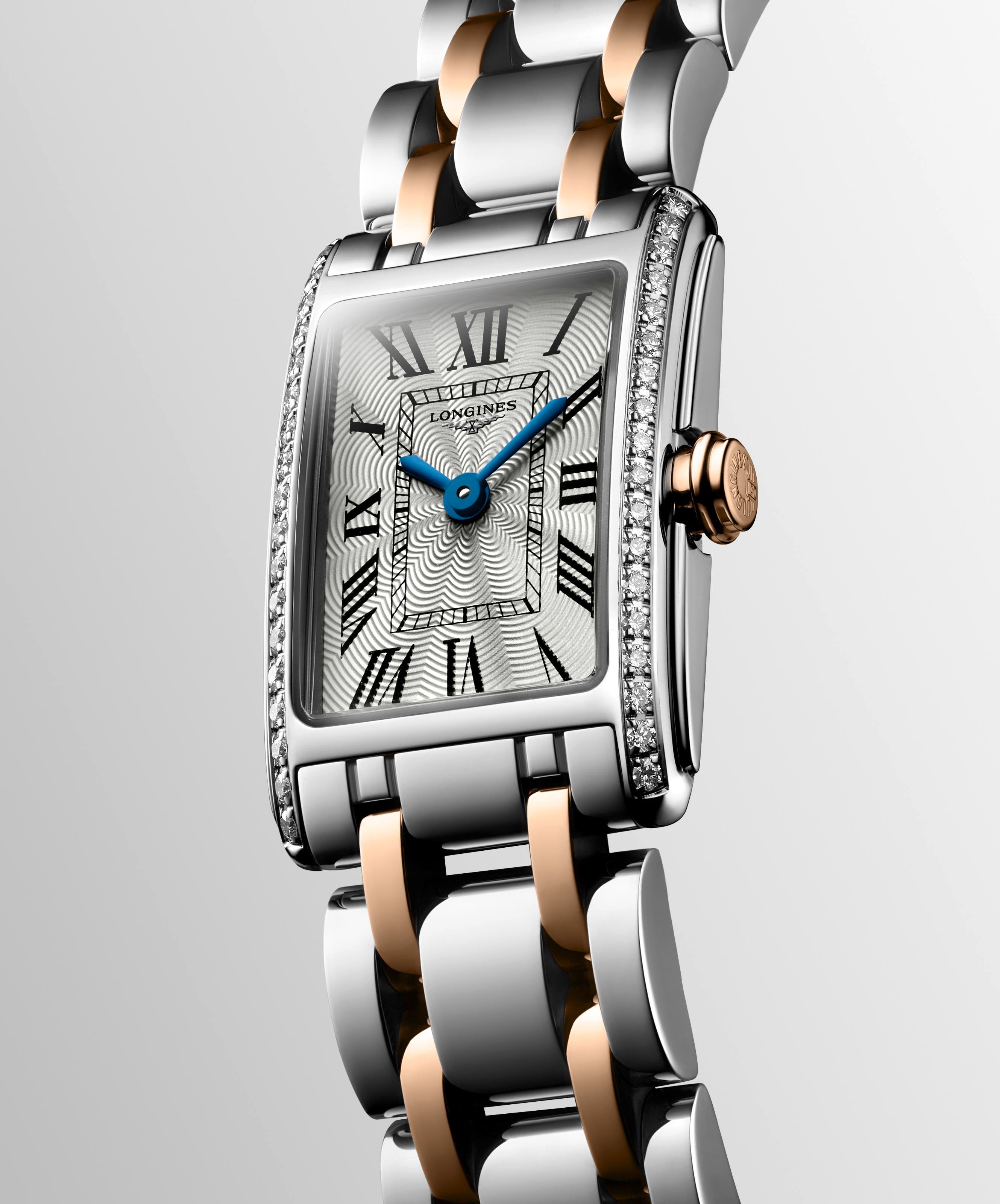 Longines DolceVita Silver "flinqué" Dial Ladies Watch