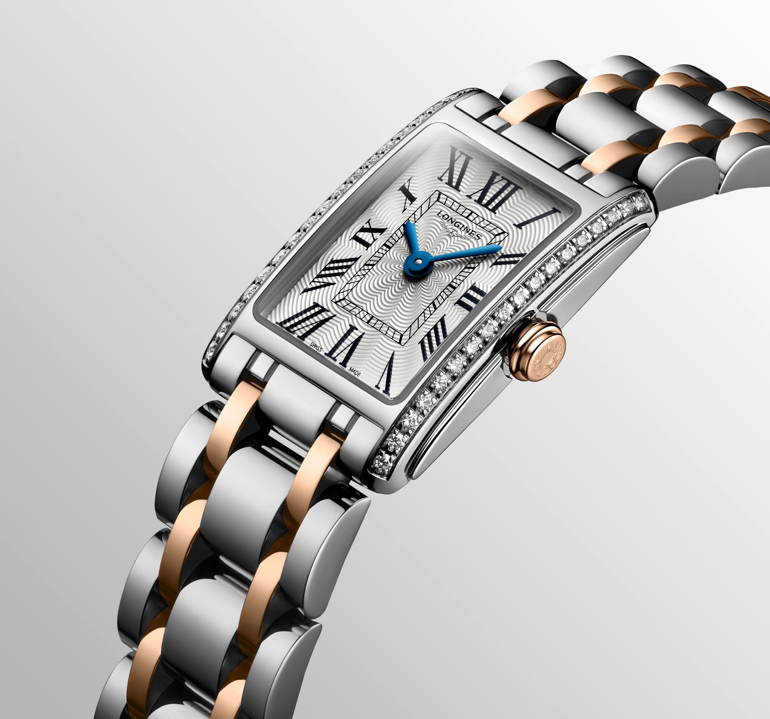 Longines DolceVita Silver "flinqué" Dial Ladies Watch