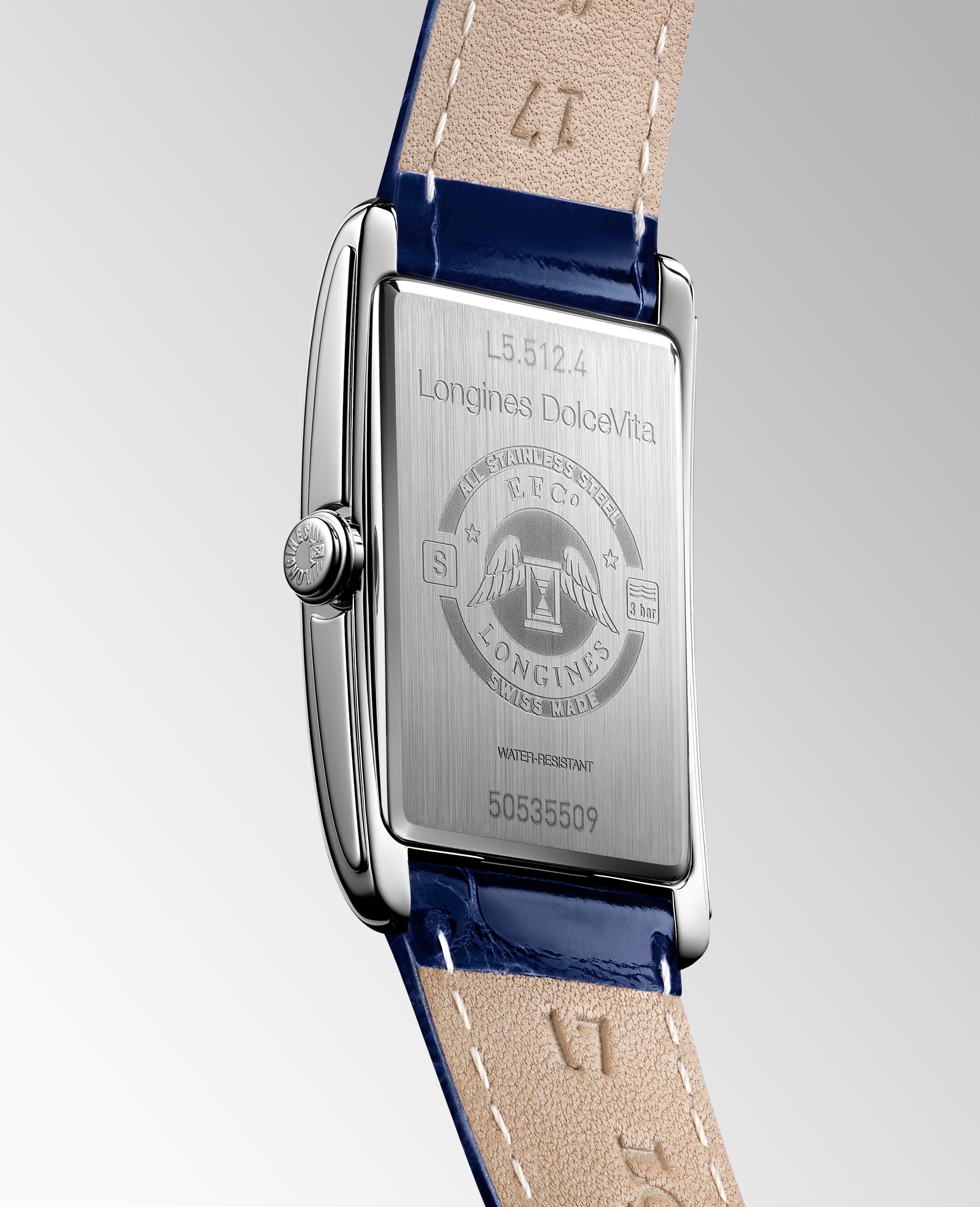 Longines DolceVita Silver "flinqué" Dial Watch