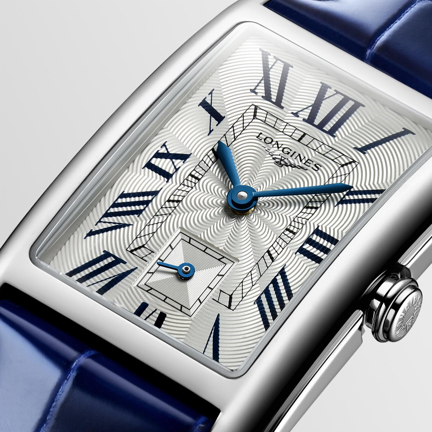 Longines DolceVita Silver "flinqué" Dial Watch