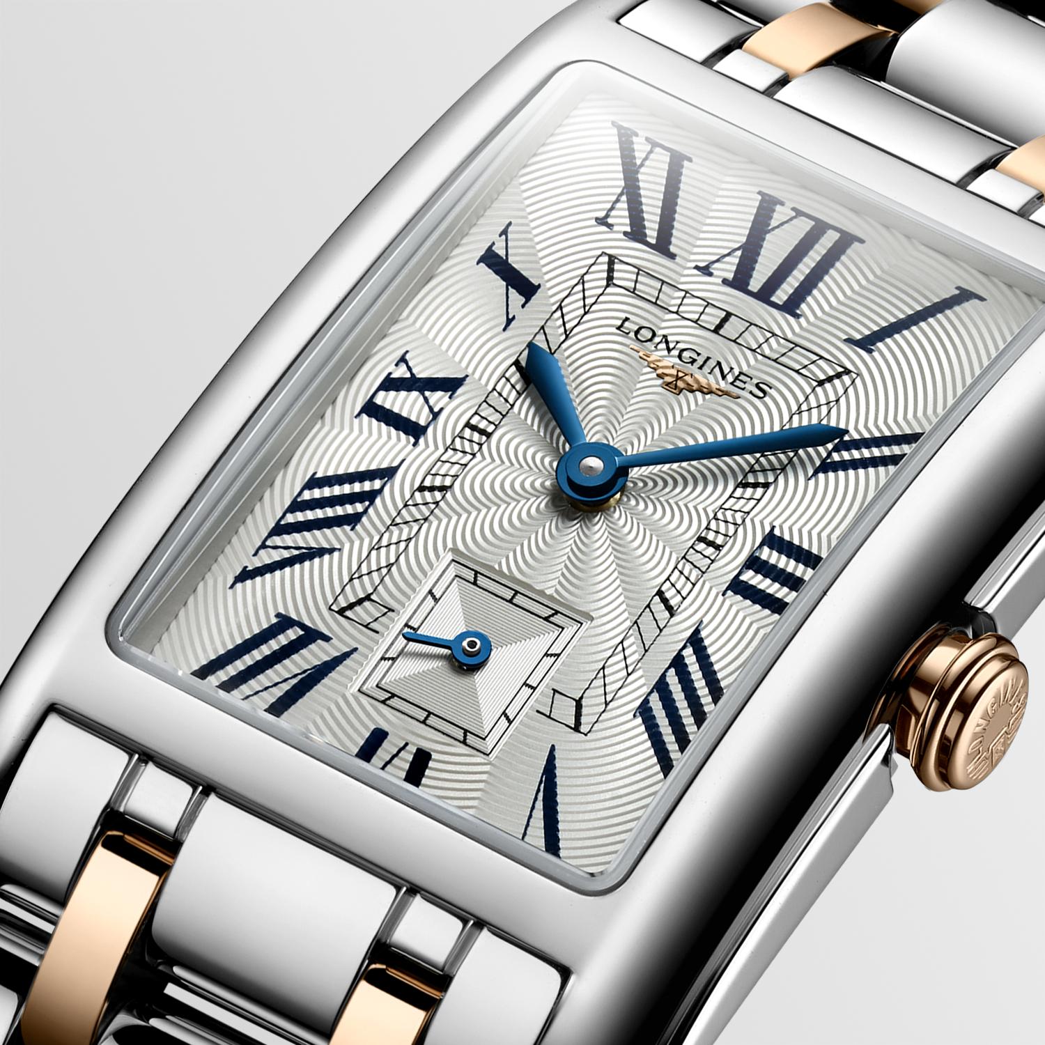 Longines DolceVita Silver "flinqué" Dial Ladies Watch