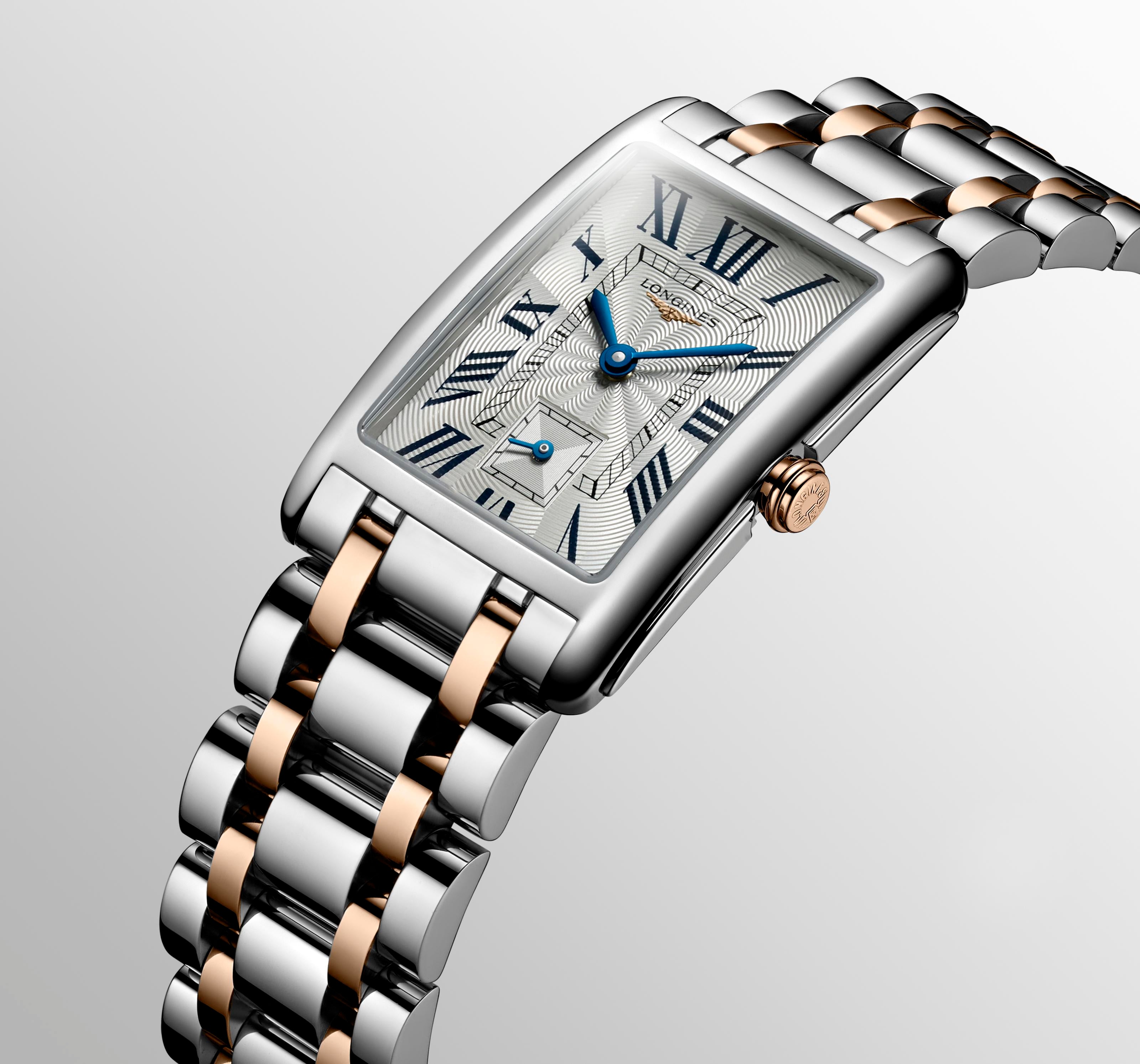 Longines DolceVita Silver "flinqué" Dial Ladies Watch