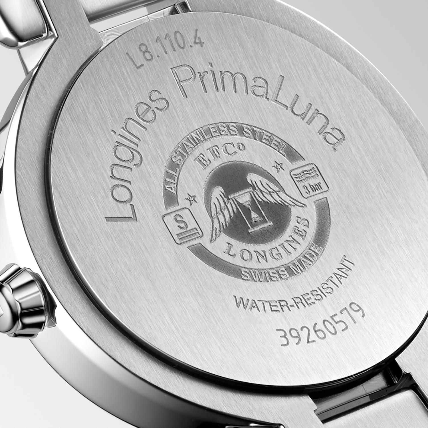 Longines PrimaLuna Sunray Blue Dial Ladies Watch