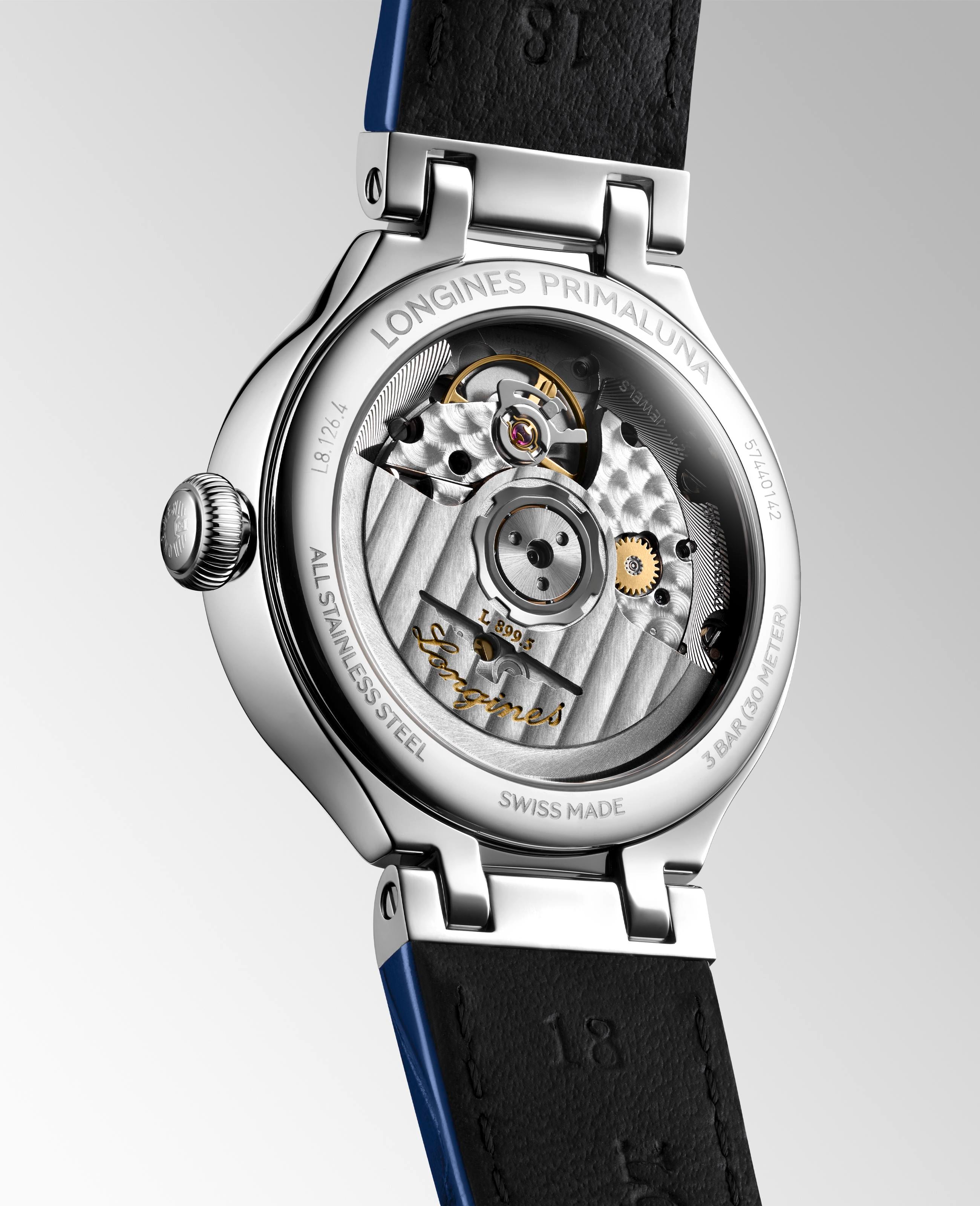 Longines PrimaLuna MoonPhase Opaline Ivory Dial Watch