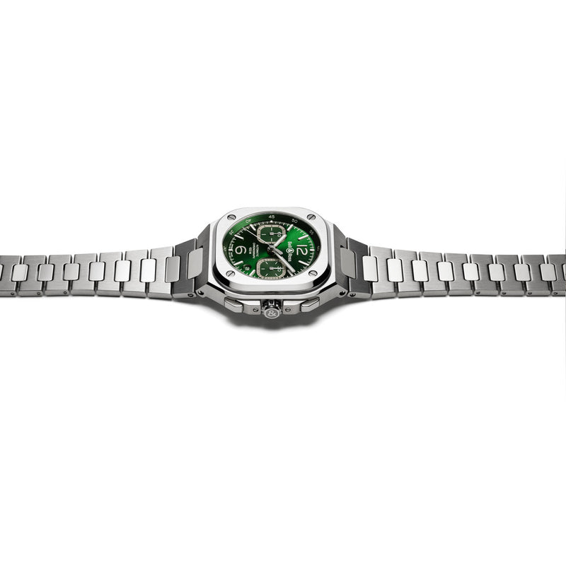 BR 05 CHRONO GREEN STEEL