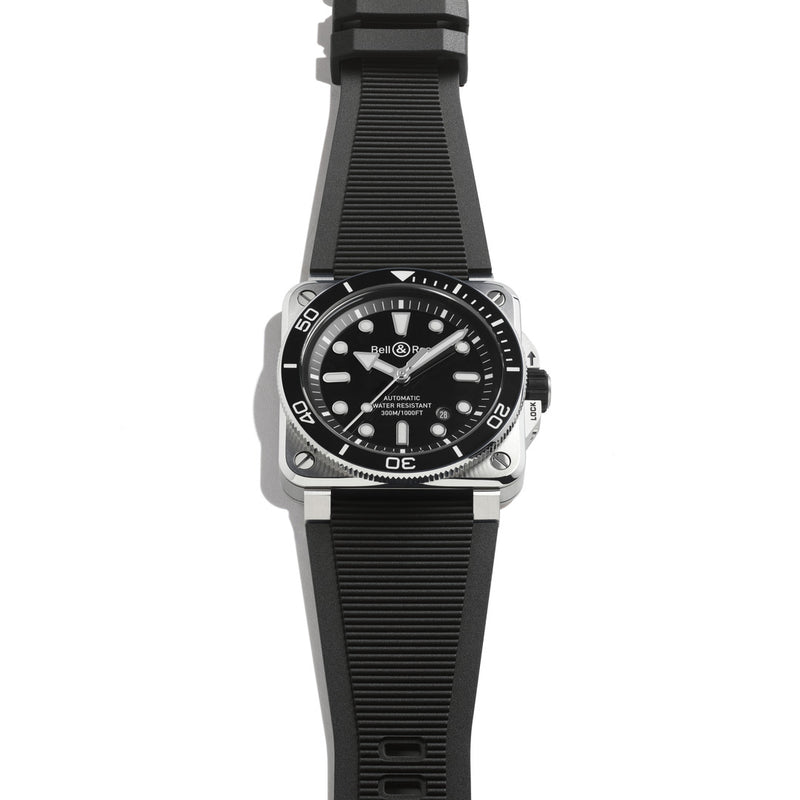 BR 03 DIVER BLACK STEEL