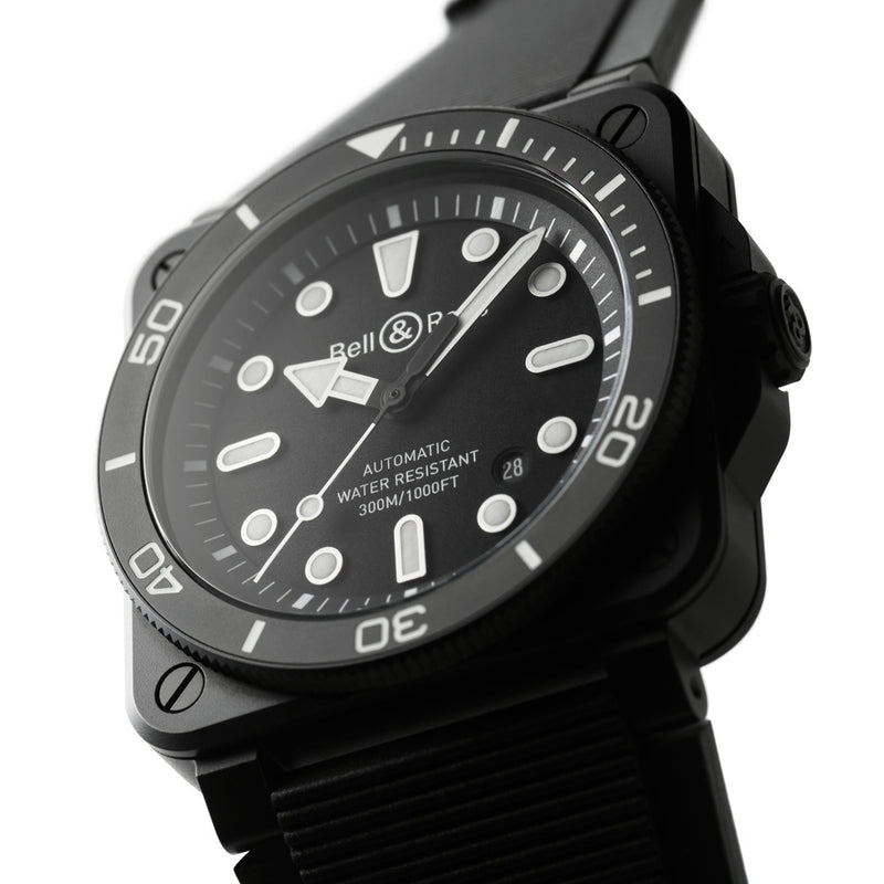 BR 03 DIVER BLACK MATTE CERAMIC