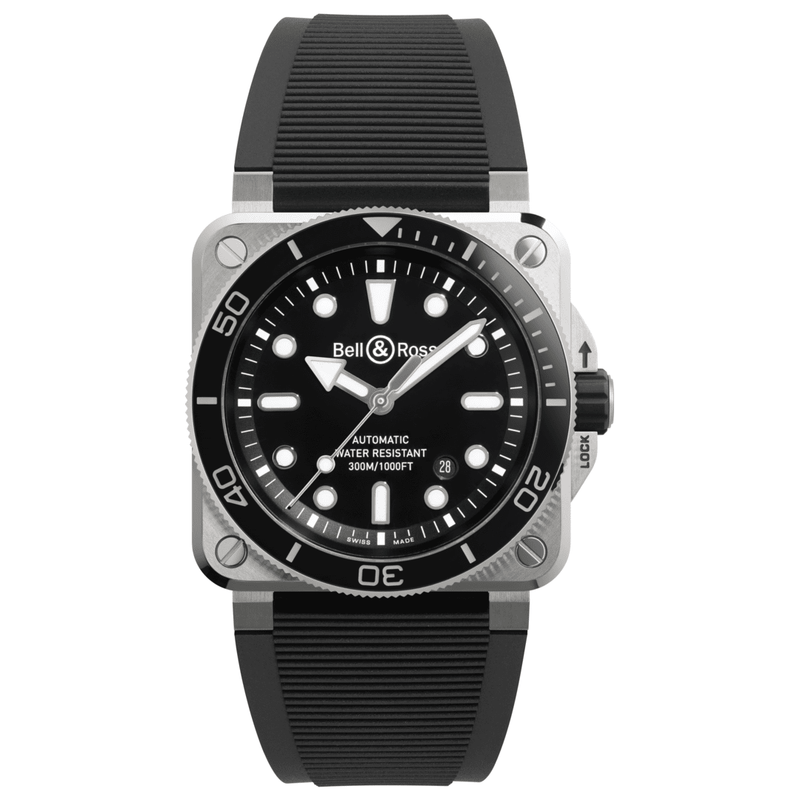 BR 03 DIVER BLACK STEEL