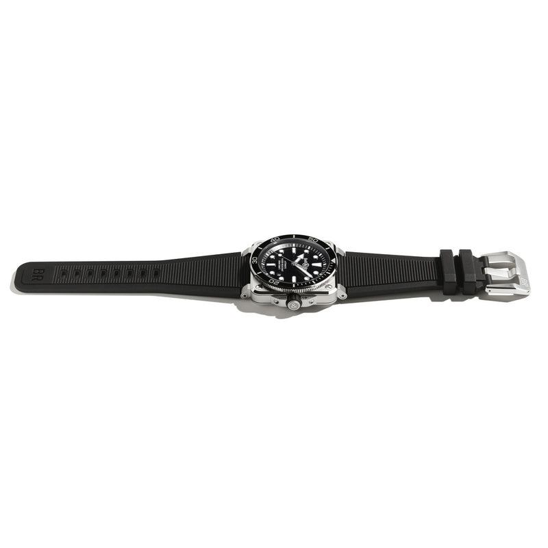 BR 03 DIVER BLACK STEEL