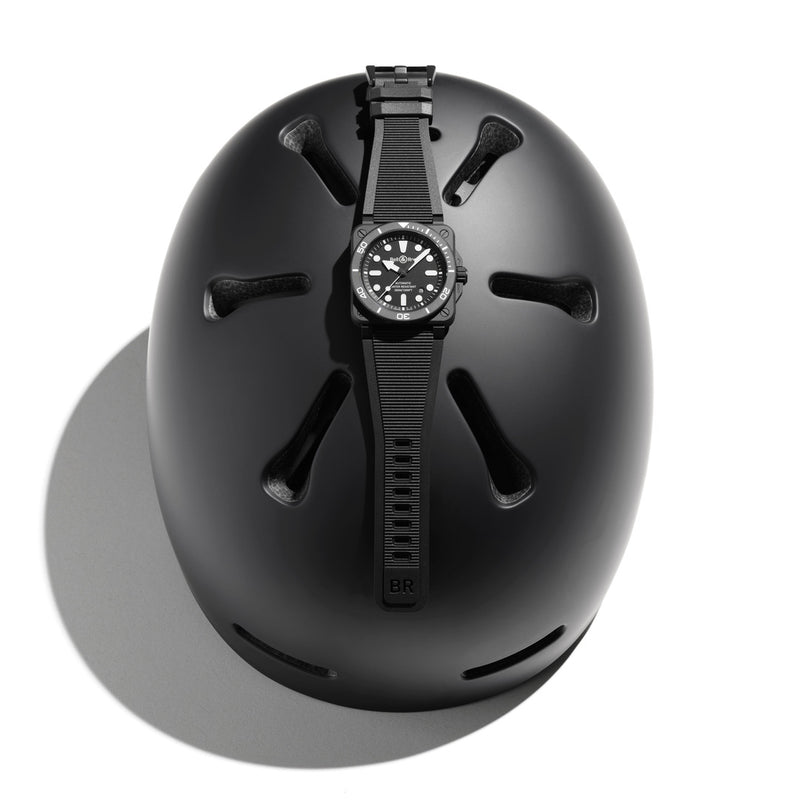 BR 03 DIVER BLACK MATTE CERAMIC