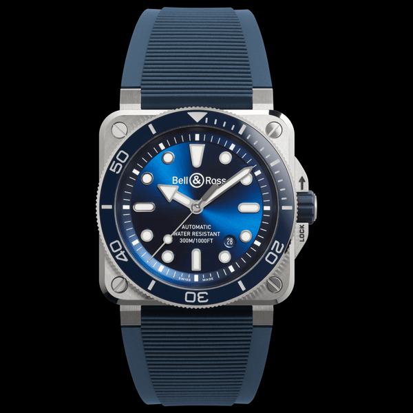 BR 03 DIVER BLUE STEEL