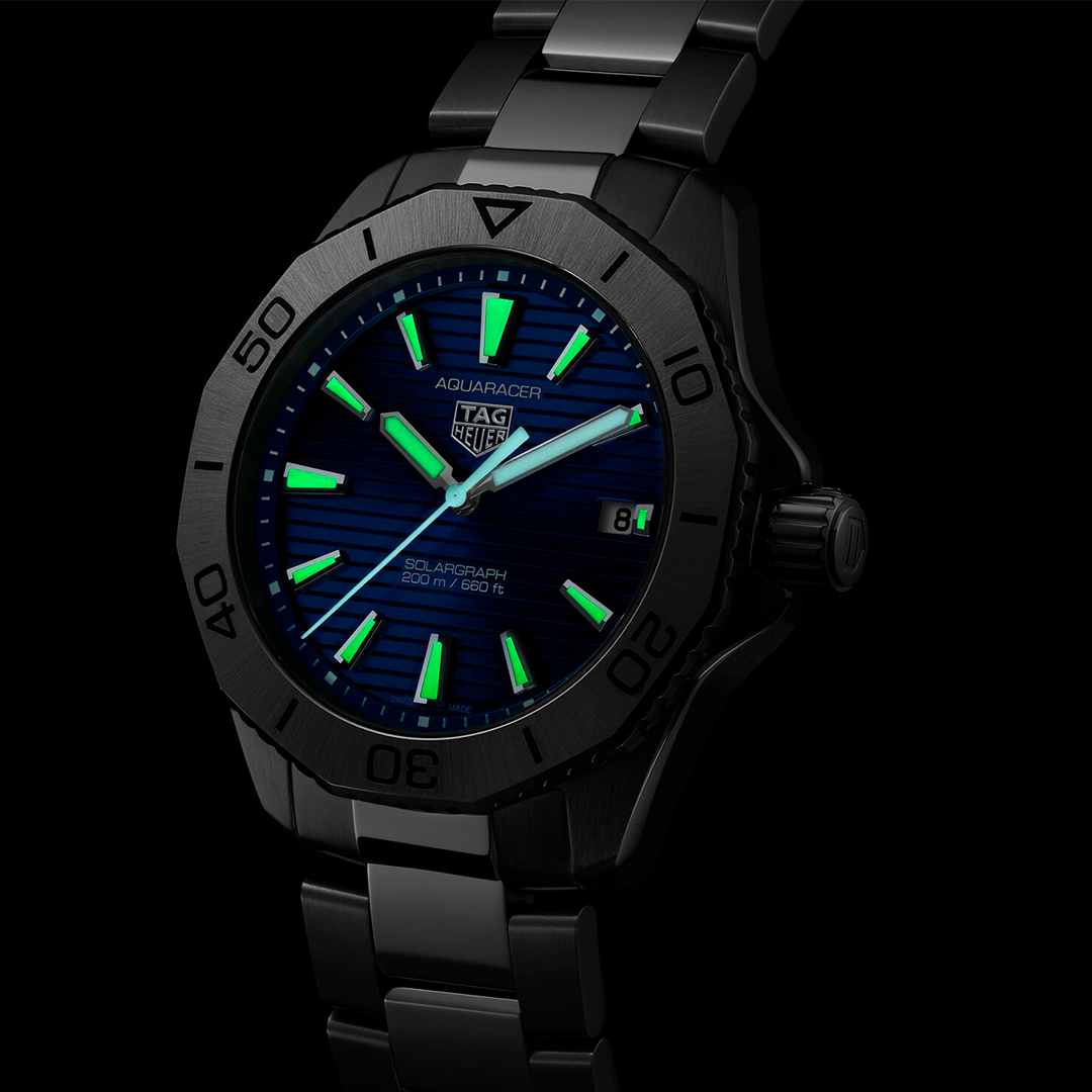 TAG Heuer Aquaracer Professional 200 Solargraph Blue Men's Watch