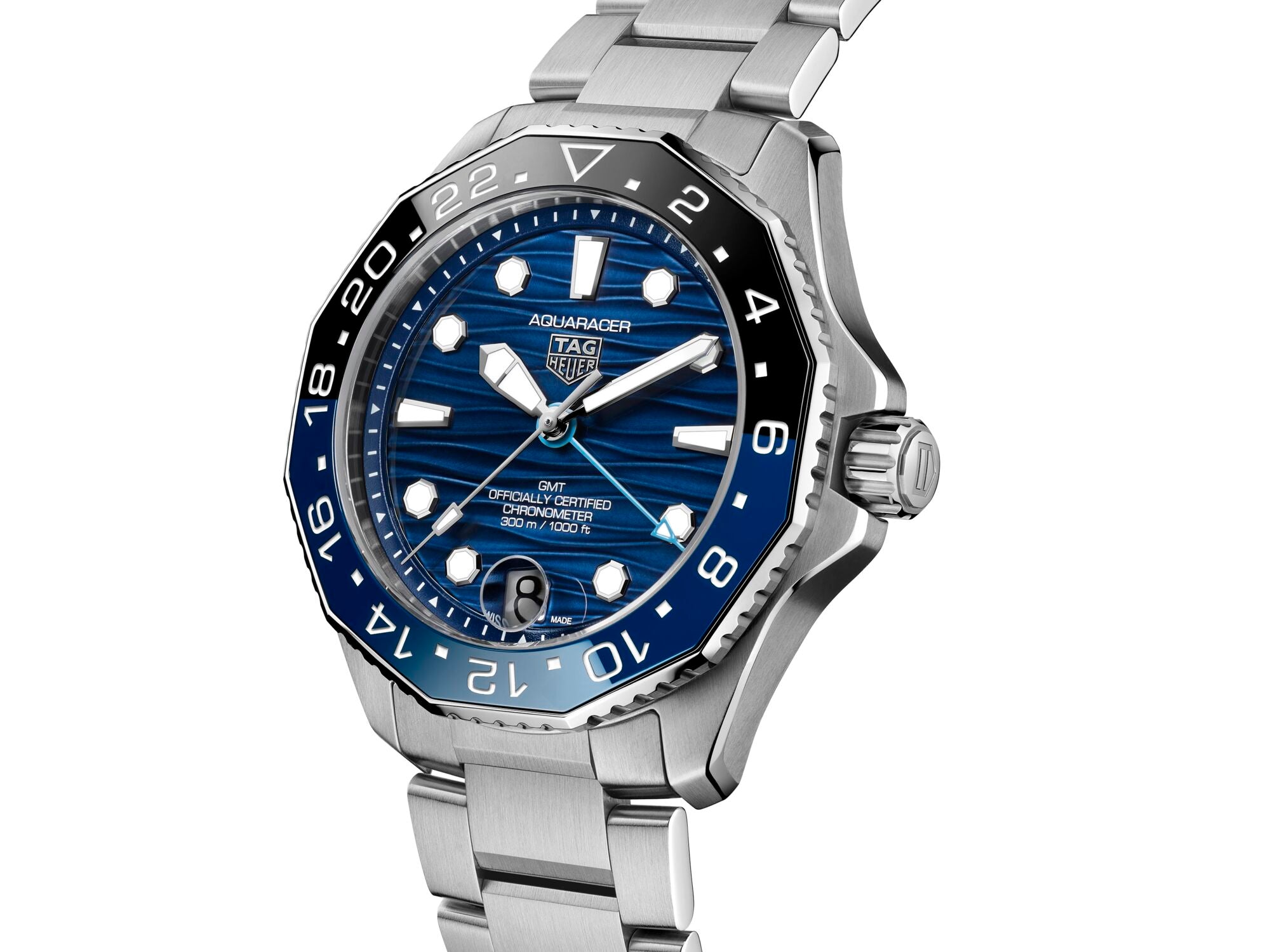 TAG Heuer Aquaracer Professional 300 GMT Mans Watch