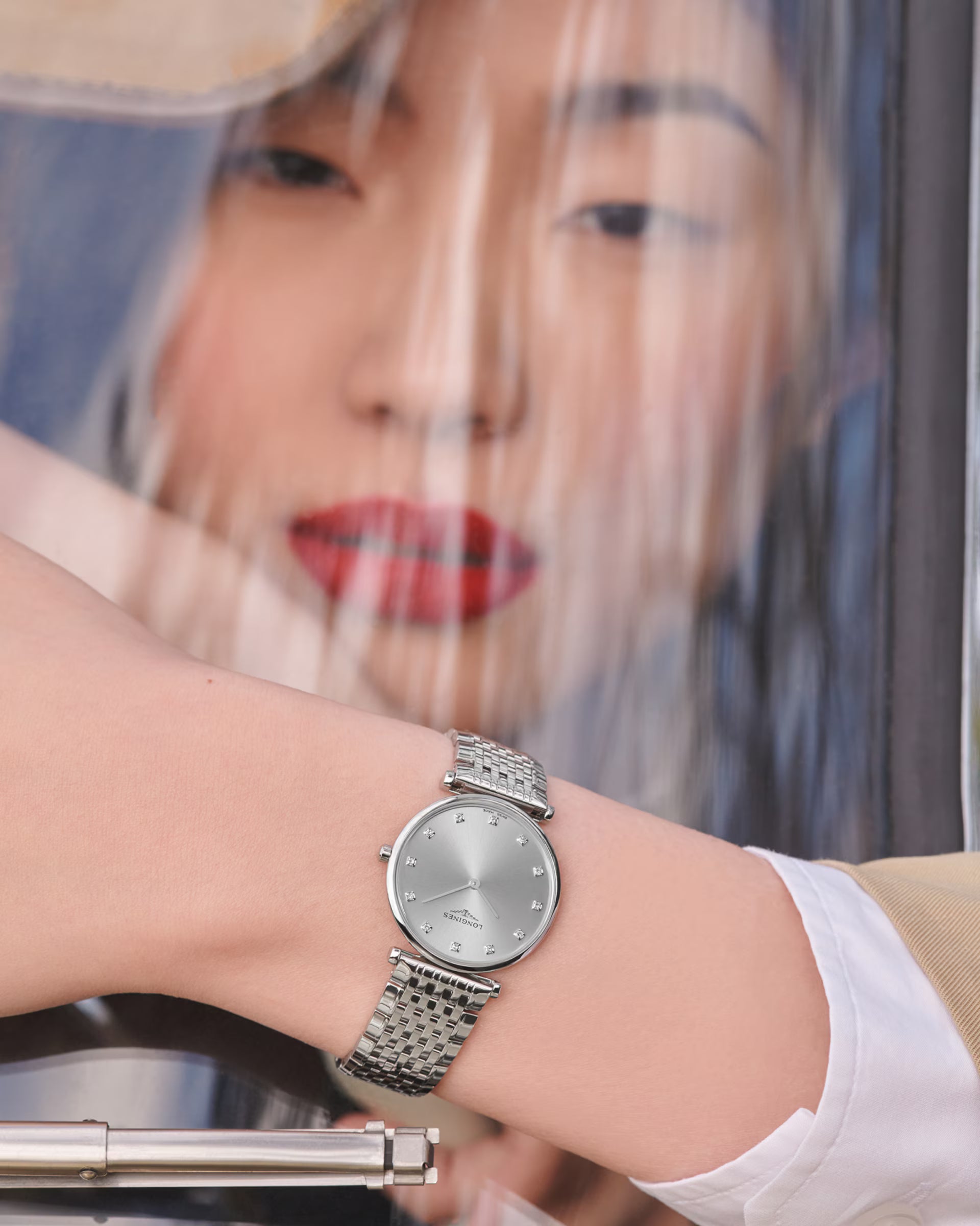 La Grande Classique de Longines Grey Dial Ladies Watch