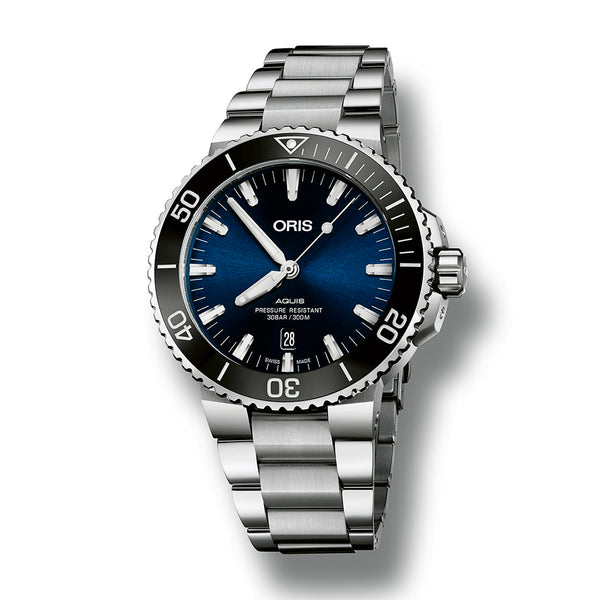 Oris Aquis Date 43mm Blue Mens Watch