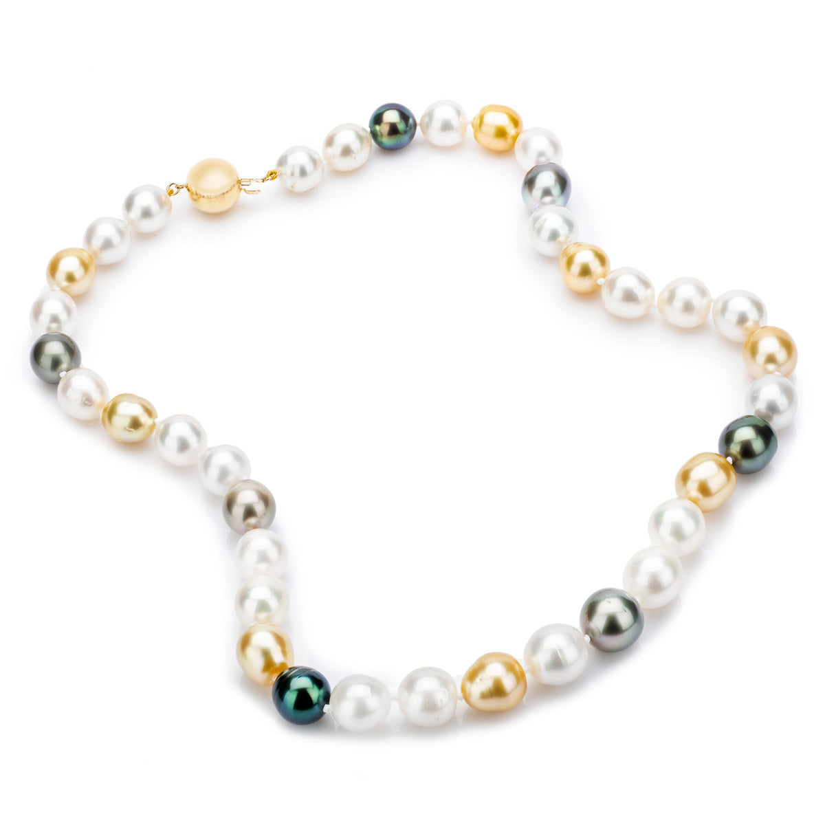 Multi Colour South Sea Pearls 10-12mm