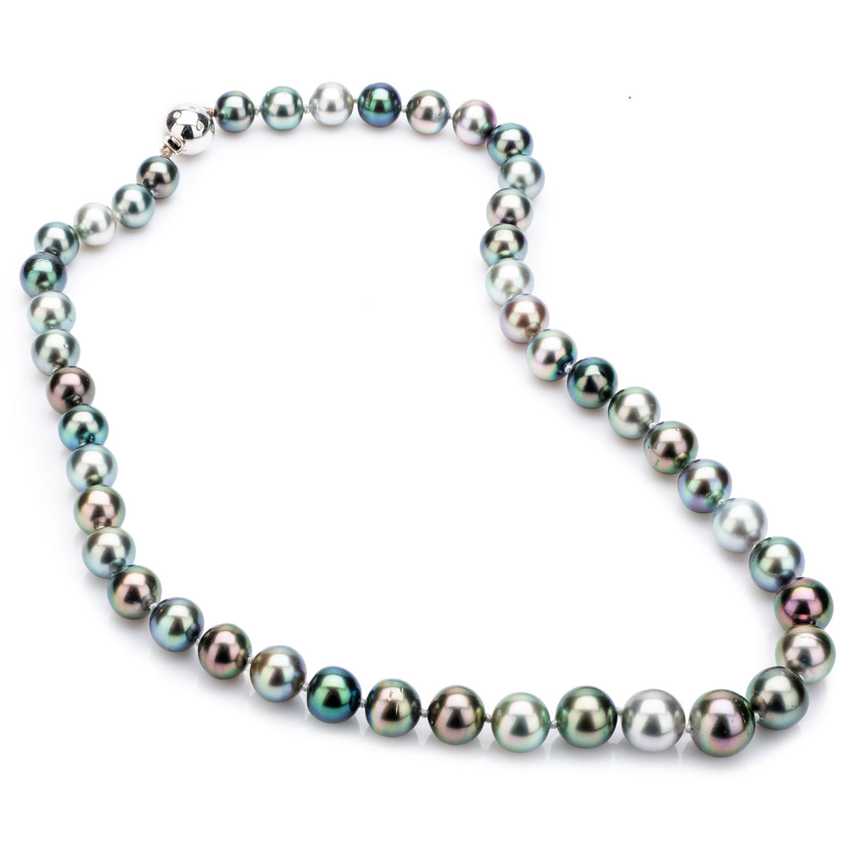 South Sea Graduated Pearls with an 18ct White Gold Diamond Clasp