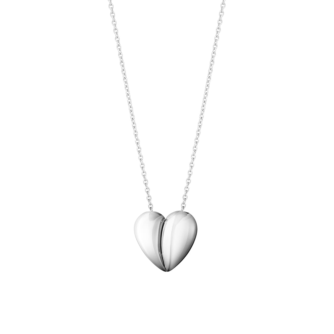 Georg Jensen Curve Heart Pendant