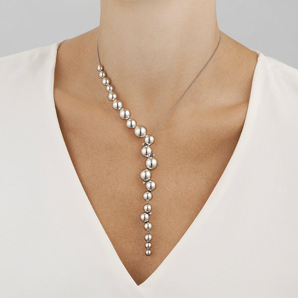 Georg Jensen Grape Silver Necklace