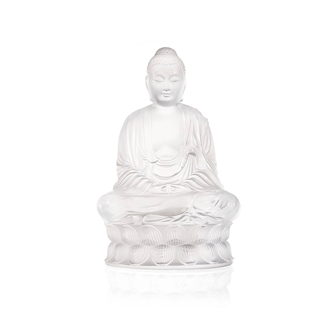 Lalique Figurines Buddha Small Crystal