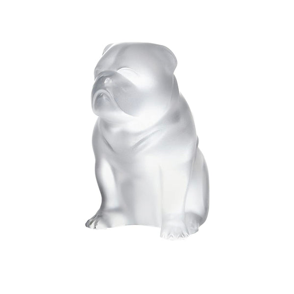Lalique Crystal Bulldog