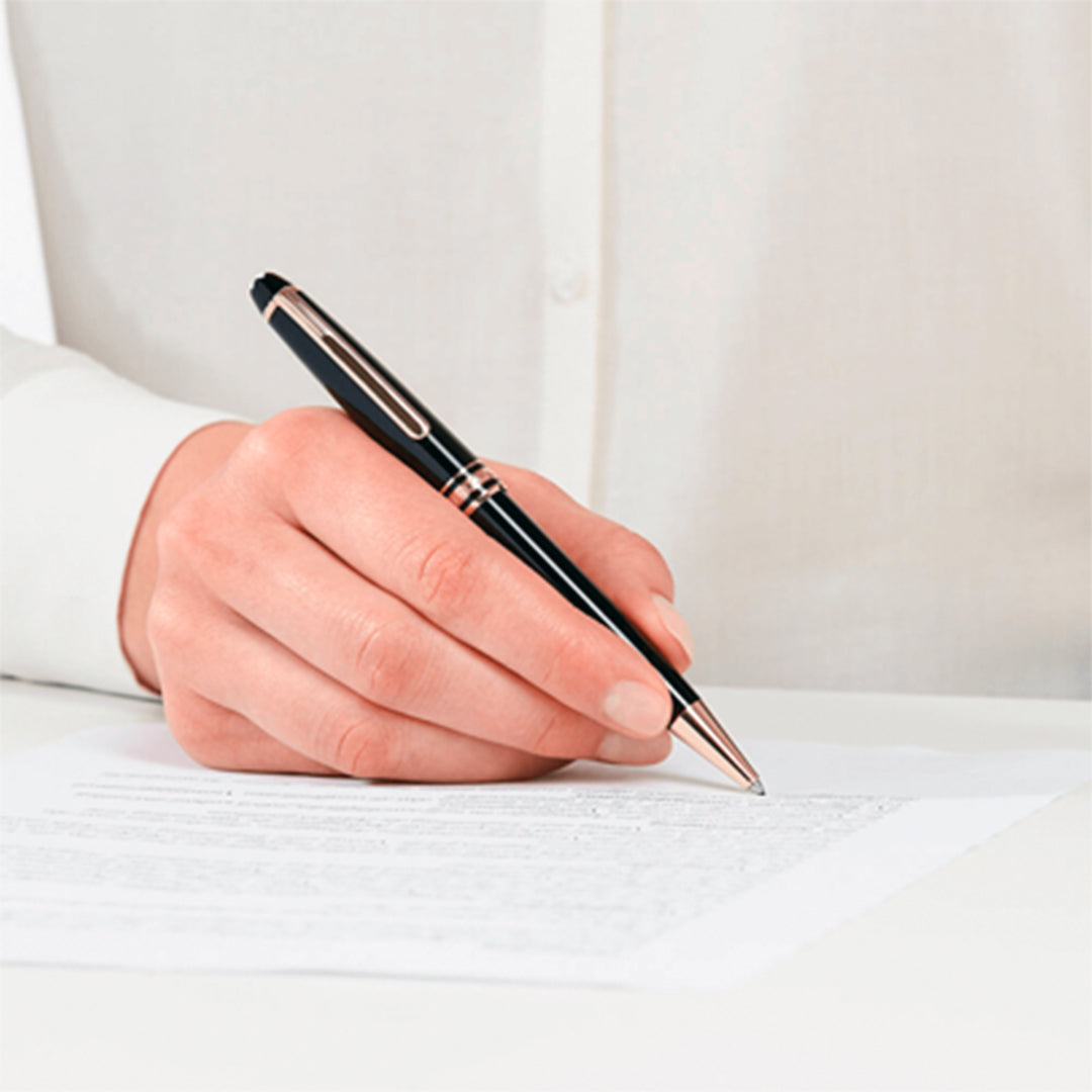 Montblanc Meisterstück Rose Gold-Coated Ballpoint Pen