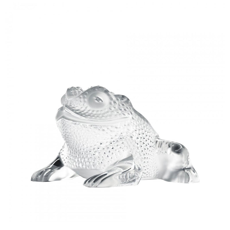 Lalique Frog Sculpture