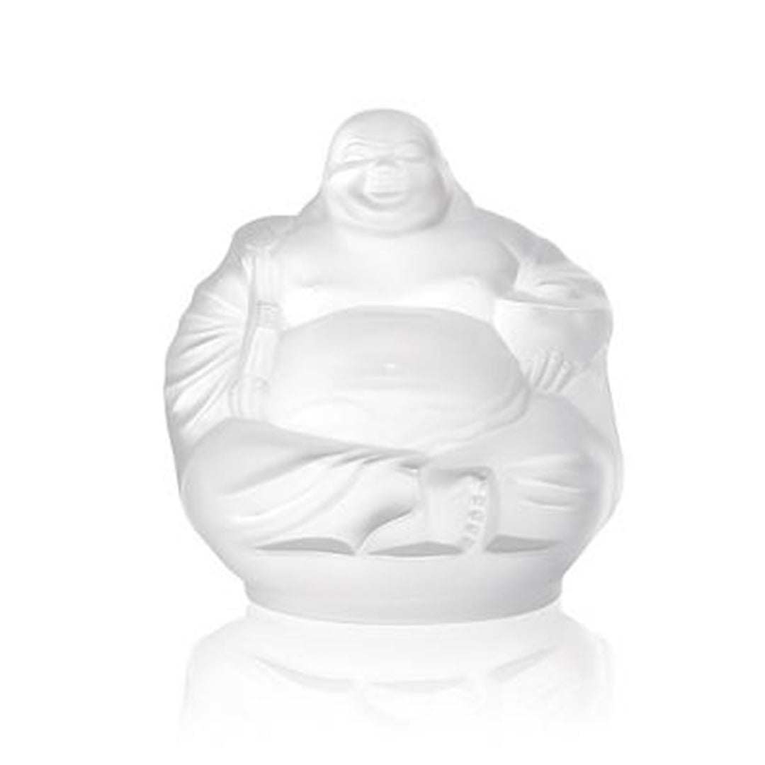 Lalique Happy Buddha Sculpture