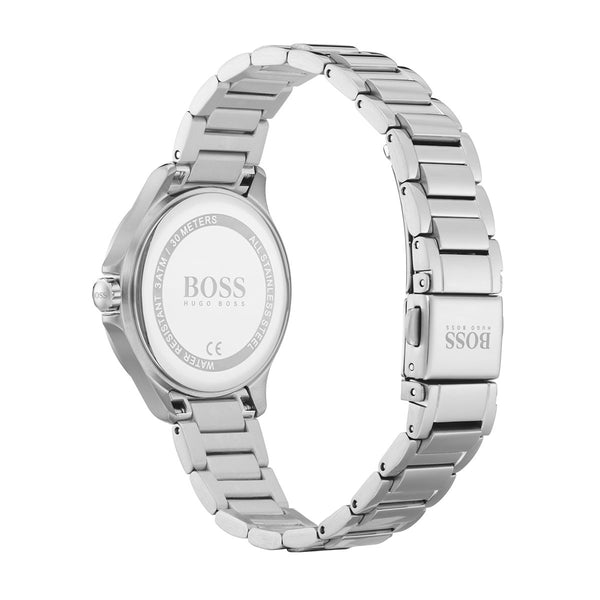 Hugo Boss silver bracelet from side