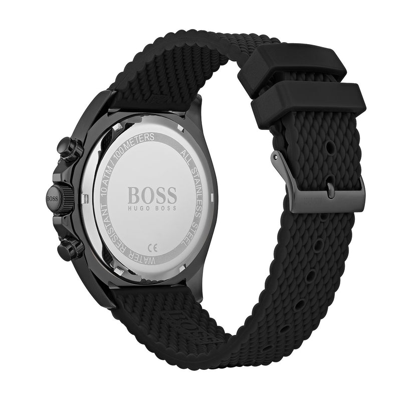 black mesh Hugo Boss bracelet