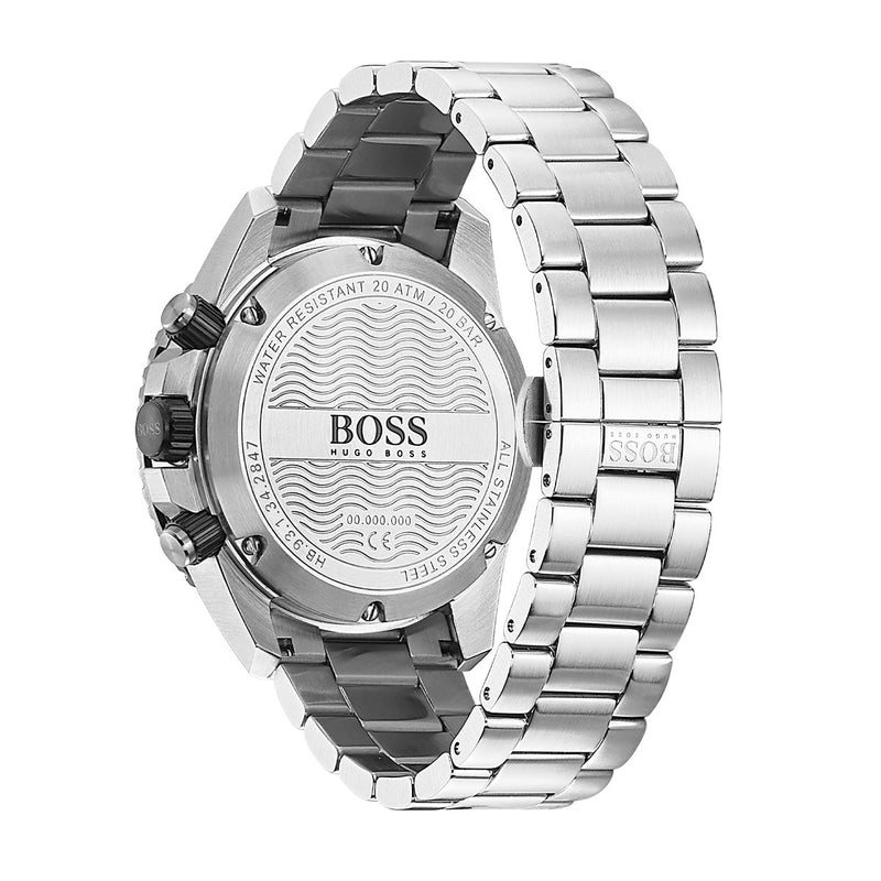 hugo boss watch bracelet in silver