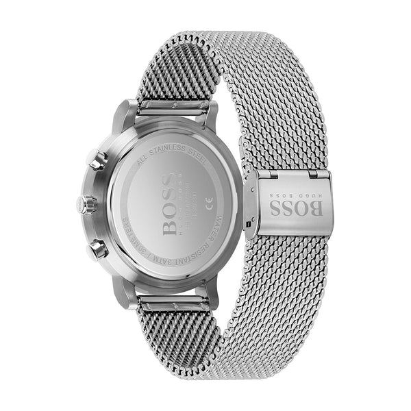 Hugo Boss mesh silver coloured bracelet