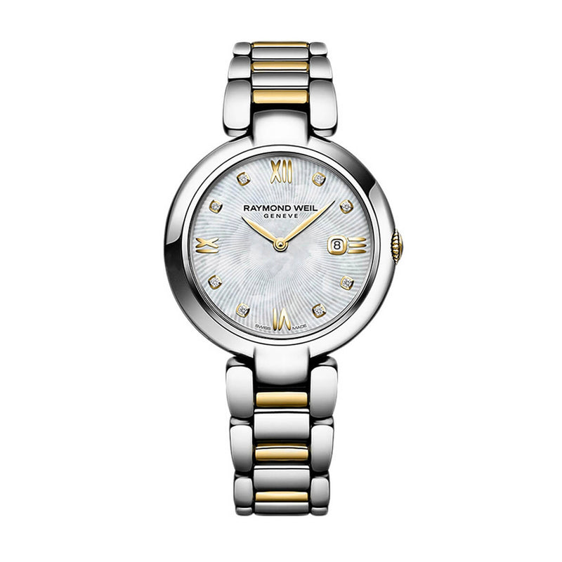 Raymond Weil Shine Mother of Pearl Two Tone Ladies Watch