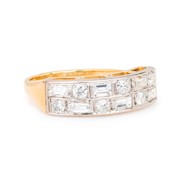 Pre-Owned 18ct Mixed Cut Diamond Ring