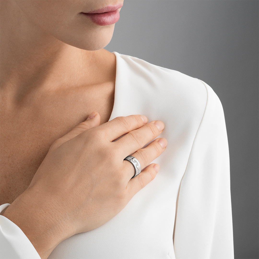 Georg Jensen Fusion White Gold Ring