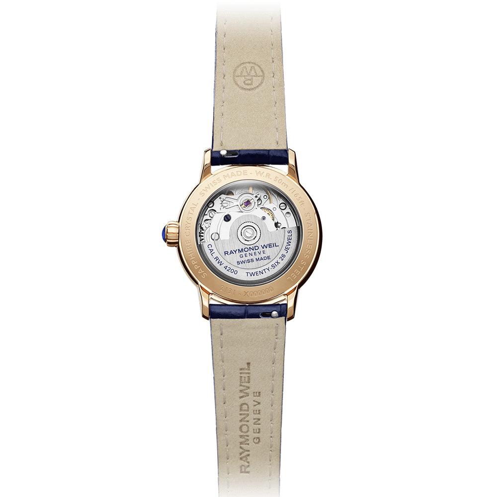 Raymond Weil Maestro Mother-of-Pearl Diamond Ladies Watch