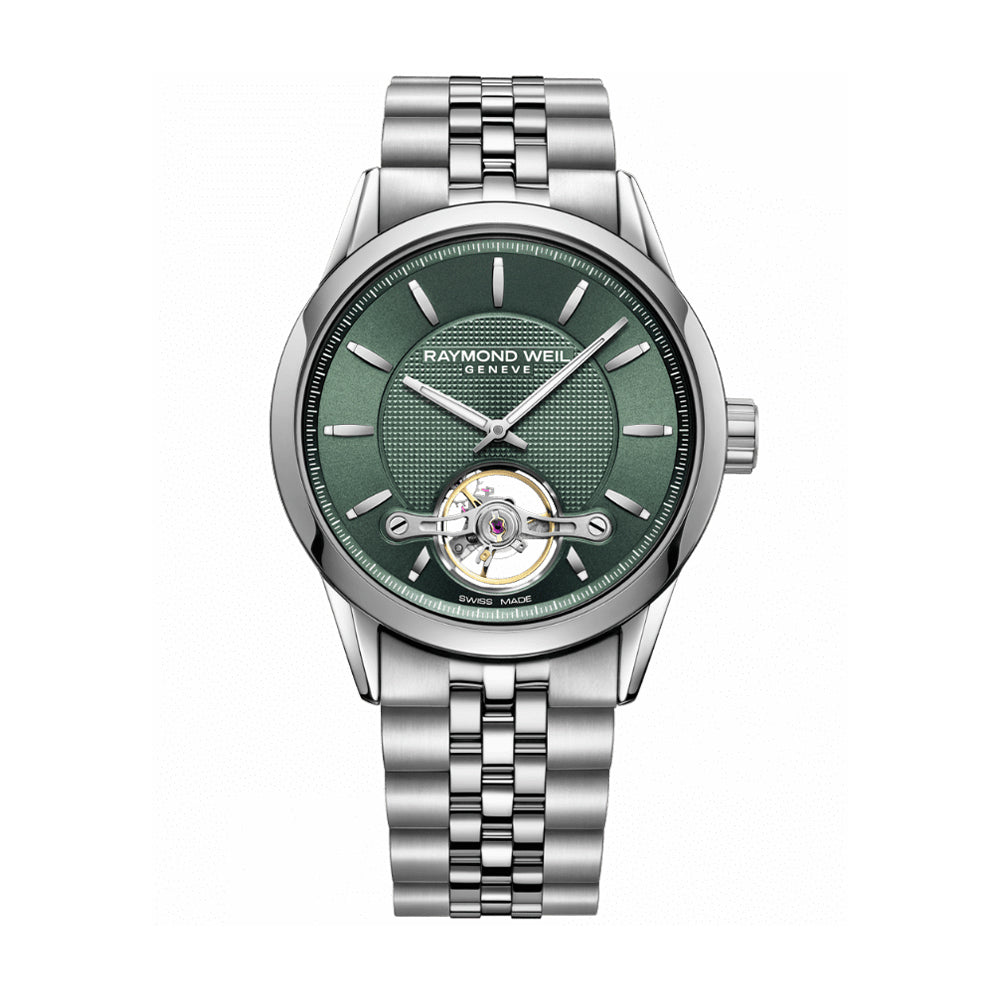Raymond Weil Freelancer Calibre RW1212 Automatic Green Mens Watch