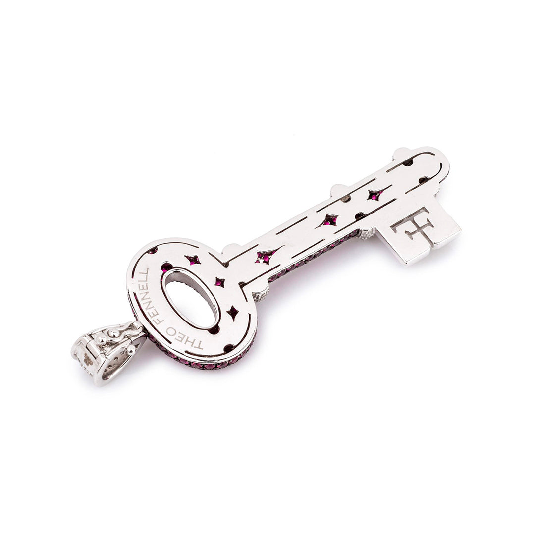 Theo Fennell Ruby and Diamond Key