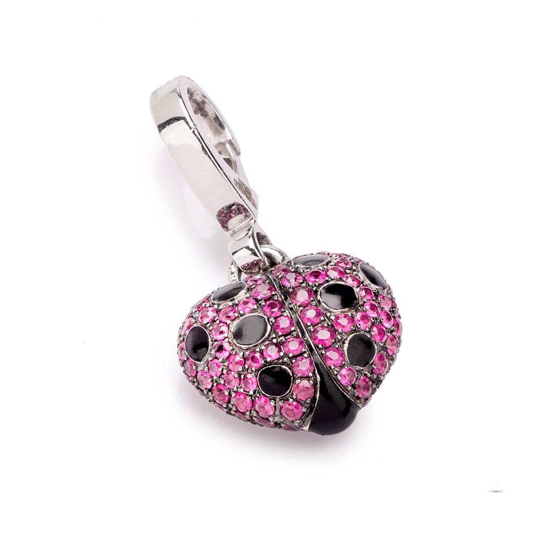 Theo Fennell Lady Bird Ruby Charm