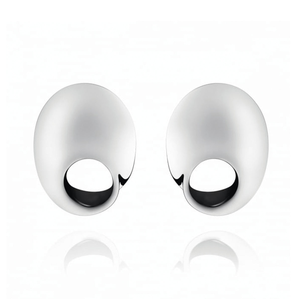Georg Jensen Mobius Silver Earrings