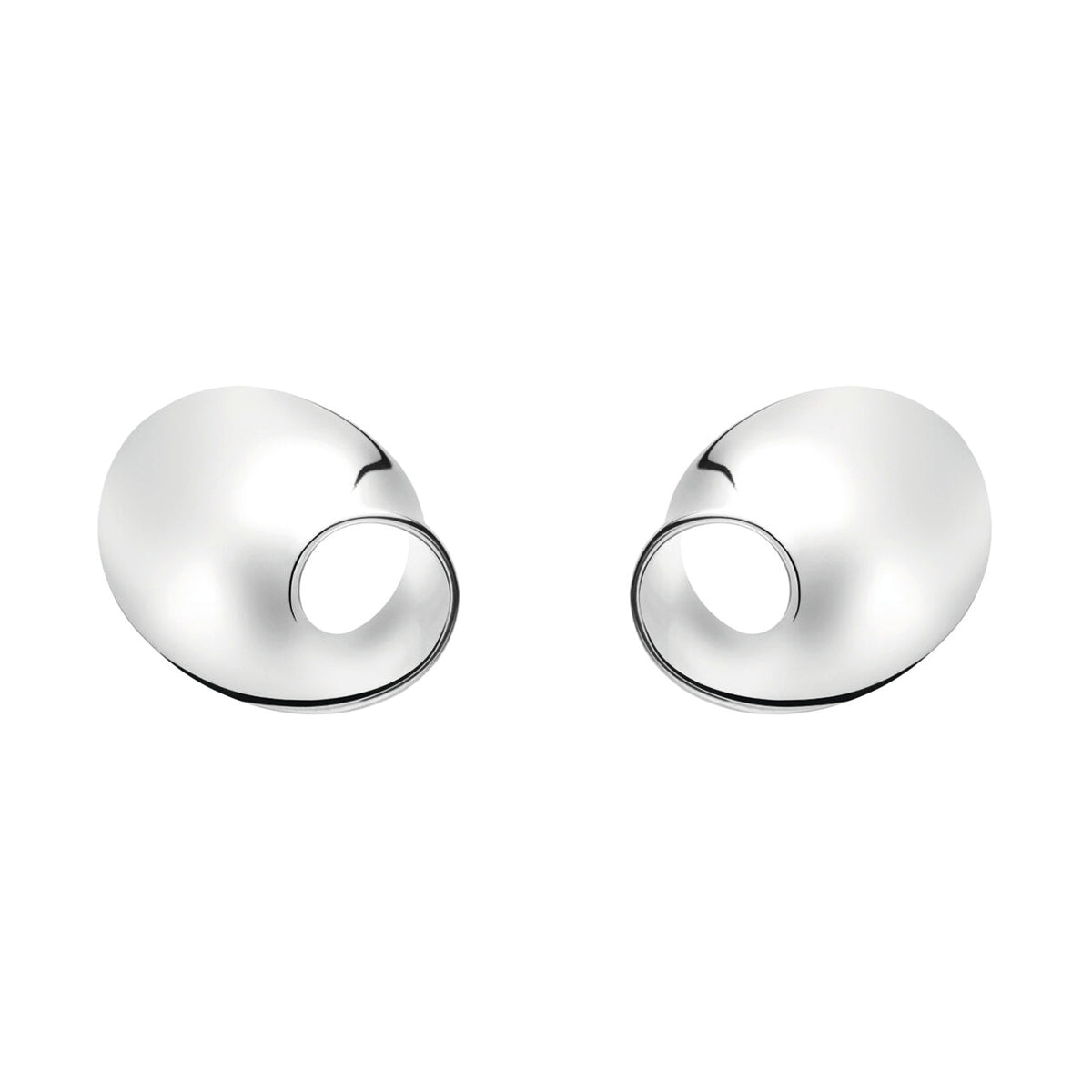 Georg Jensen Mobius Silver Earrings