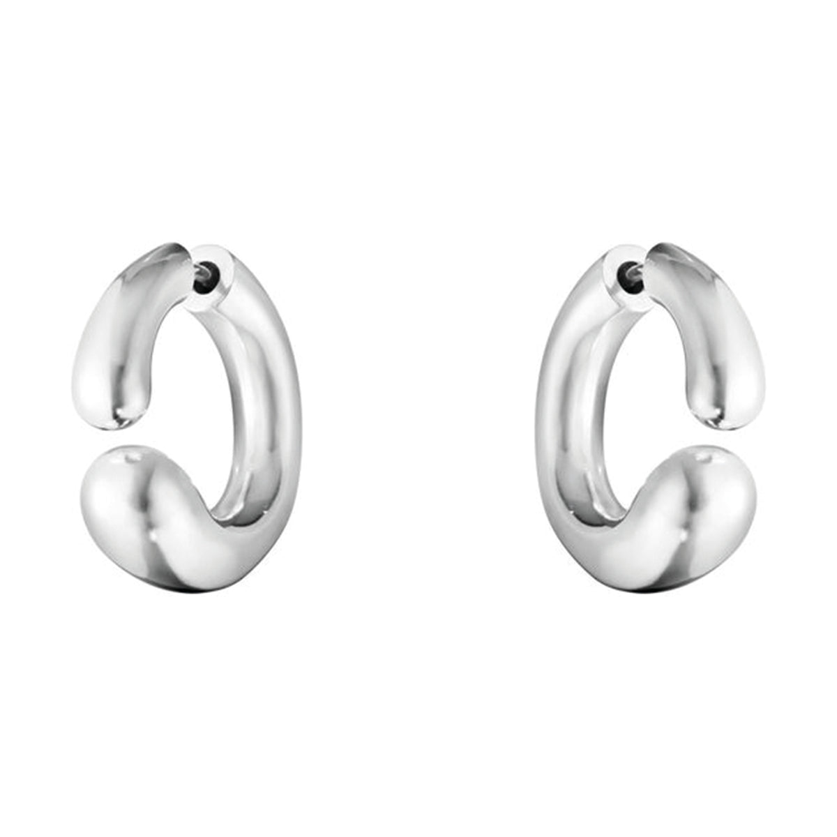 Georg Jensen Silver Mercy Hoop Earrings