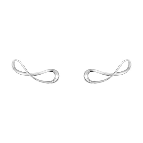Georg Jensen Silver Infinity Earrings