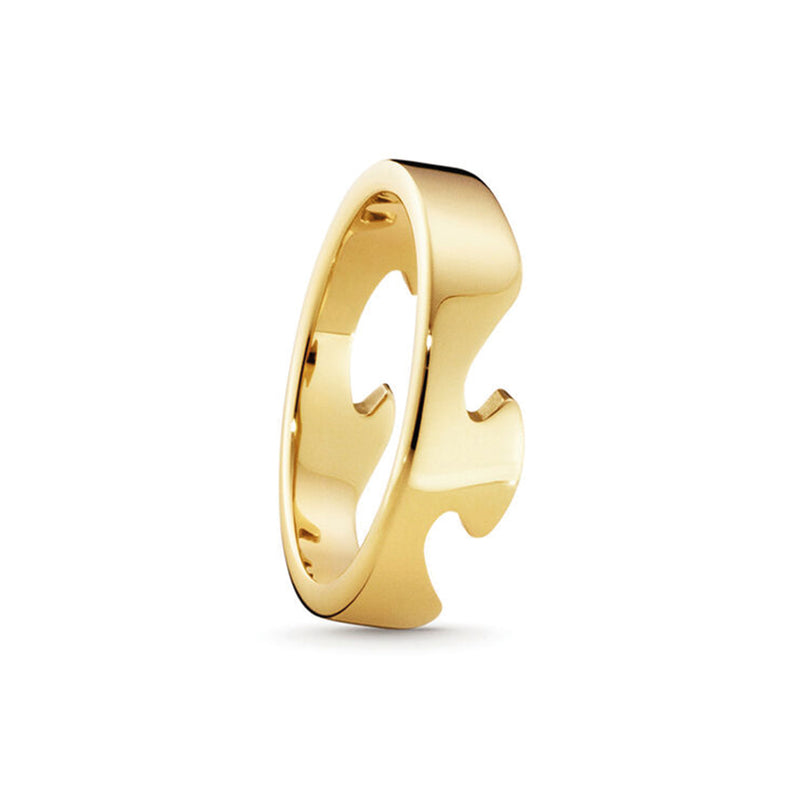 Georg Jensen 18ct. Yellow Gold Fusion End Ring