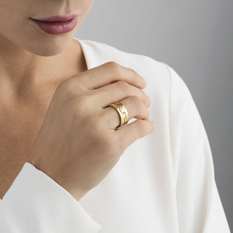 Georg Jensen 18ct. Yellow Gold Fusion End Ring