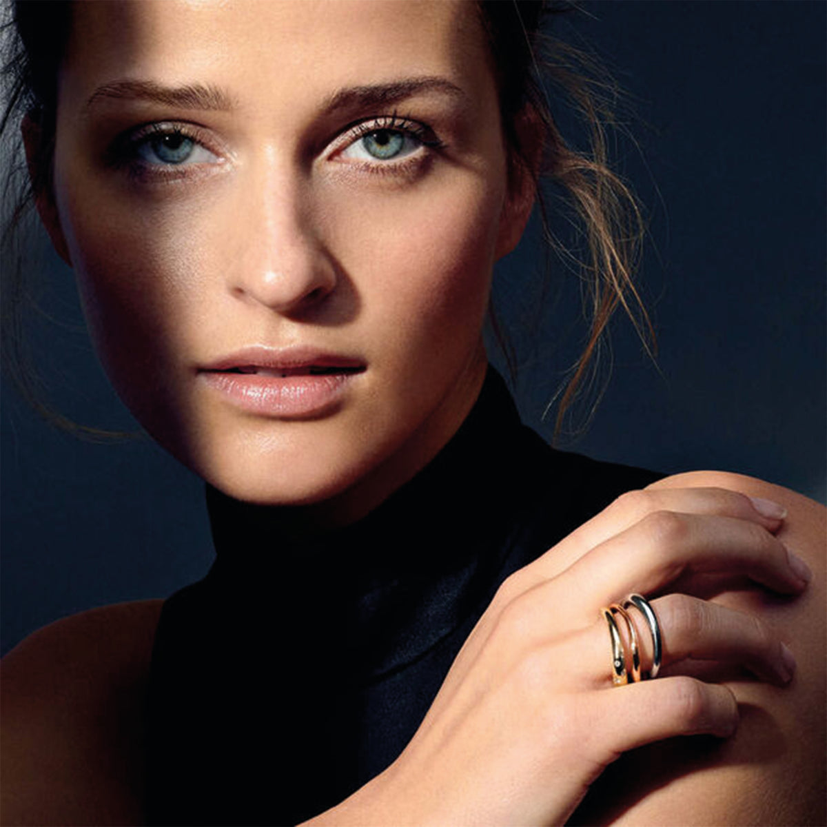 Georg Jensen 18ct. Rose Gold Offspring Ring